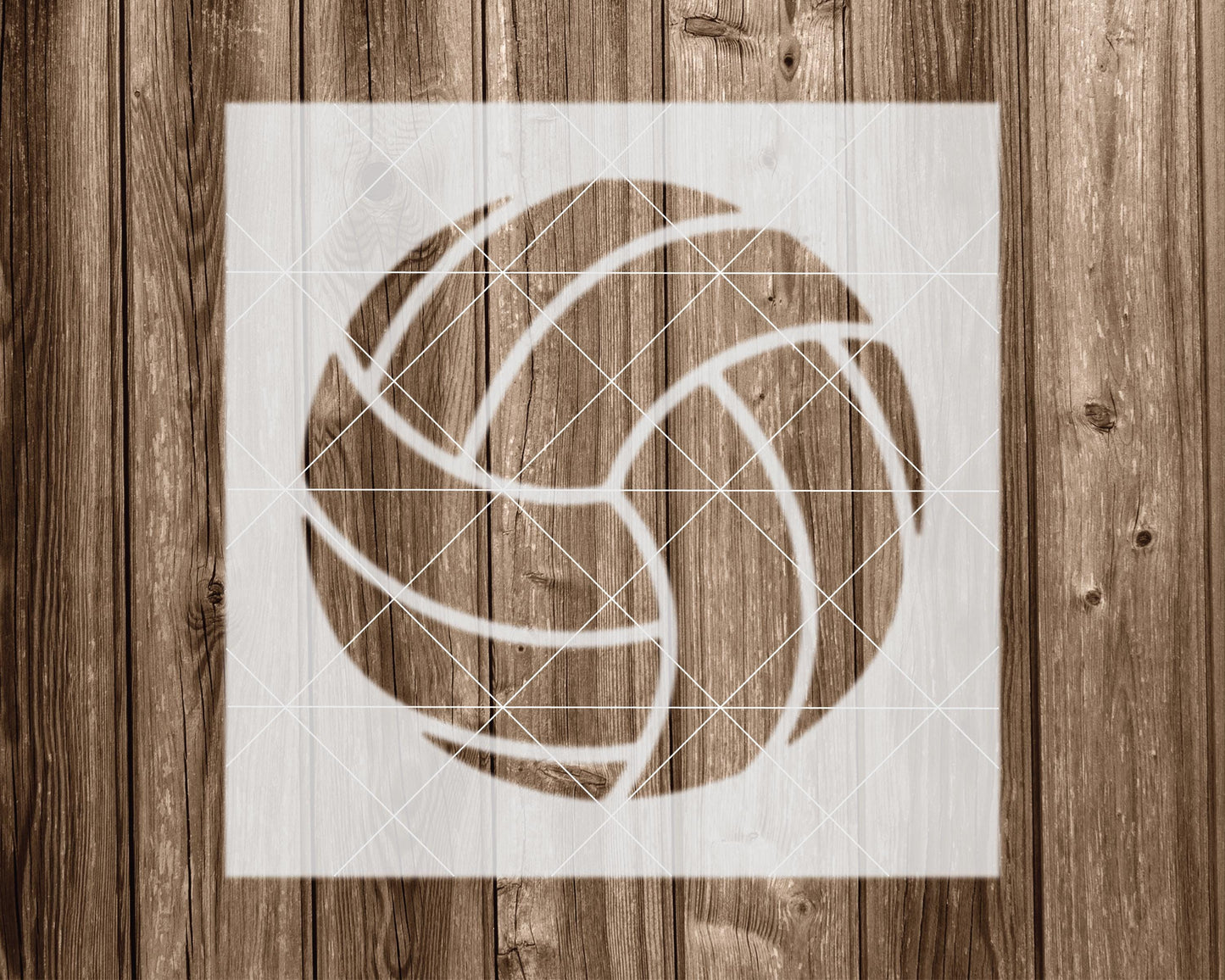 Volleyball Stencil, Reusable Stencil For Painting, 2135