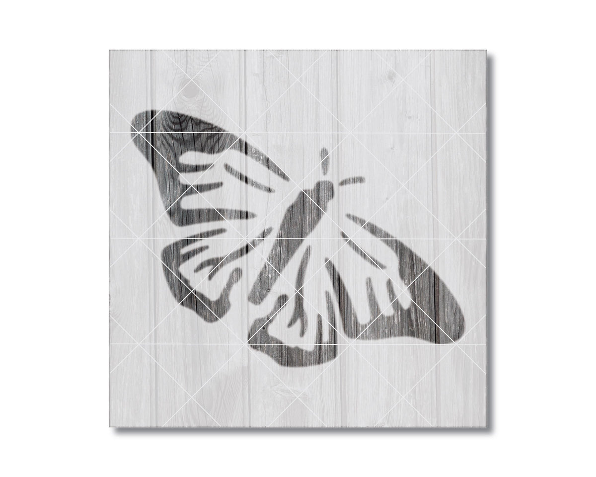 Butterfly Stencil, Reusable Stencil For Painting And Crafts, 2343