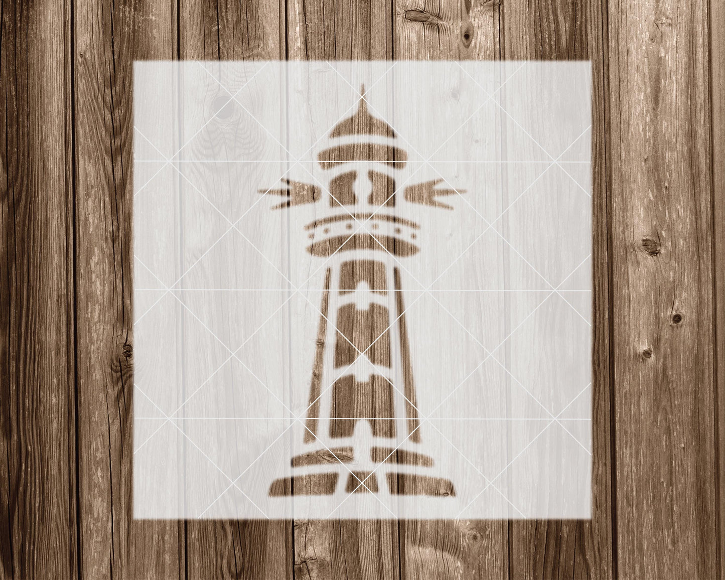 Lighthouse Stencil, Reusable Stencil For Painting, 2156