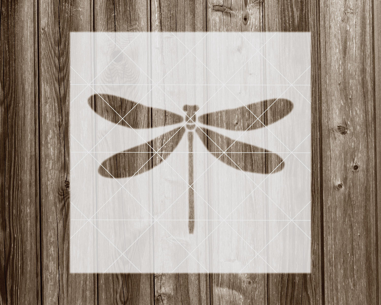 Dragonfly Stencil, Reusable Stencil For Painting, 2086