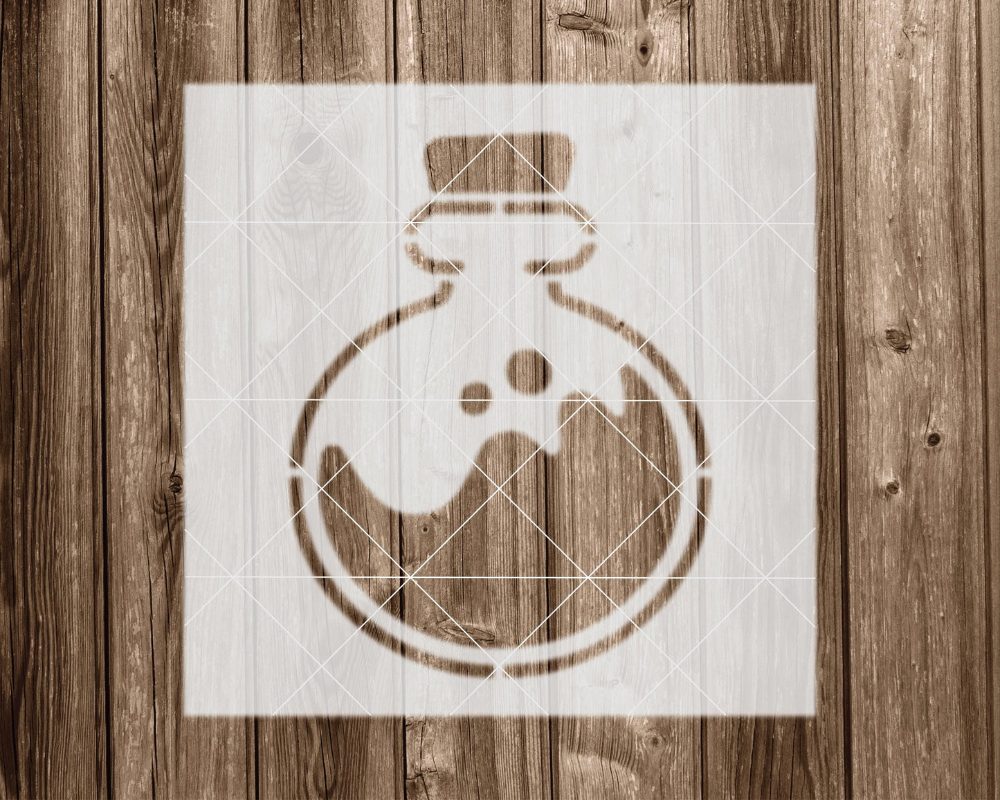 Potion Stencil, Reusable Stencil For Painting, 2318
