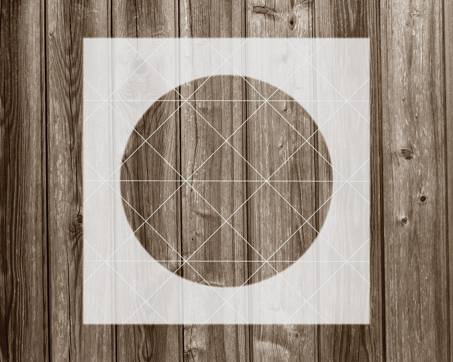Circle Template Stencil, Reusable Stencil For Painting, 2132