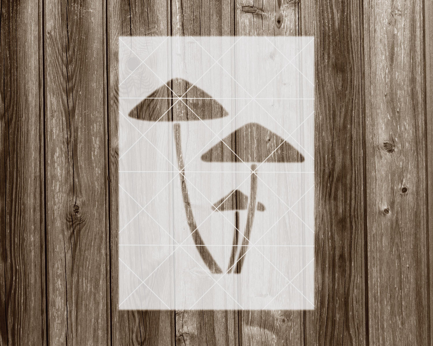 Wild Mushrooms Stencil, Reusable Stencil For Painting, 2084