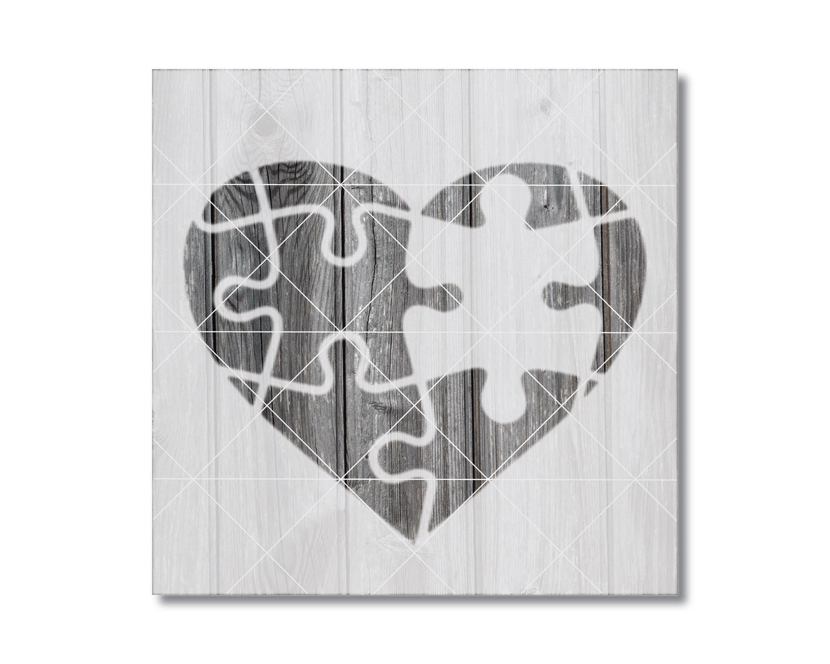 Heart Stencil, Reusable Stencil For Painting And Crafts, 2337