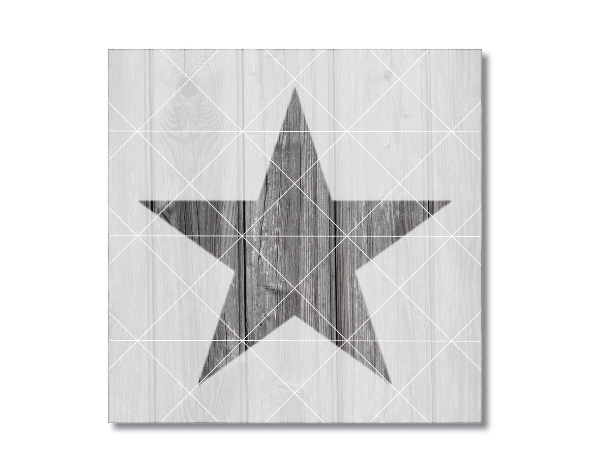 Star Template Stencil, Reusable Stencil For Painting And Crafts, 2408