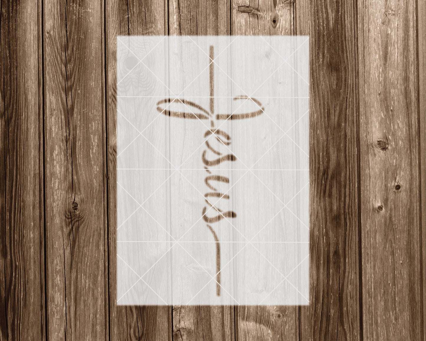Jesus Stencil, Reusable Stencil For Painting And Crafts, 2252