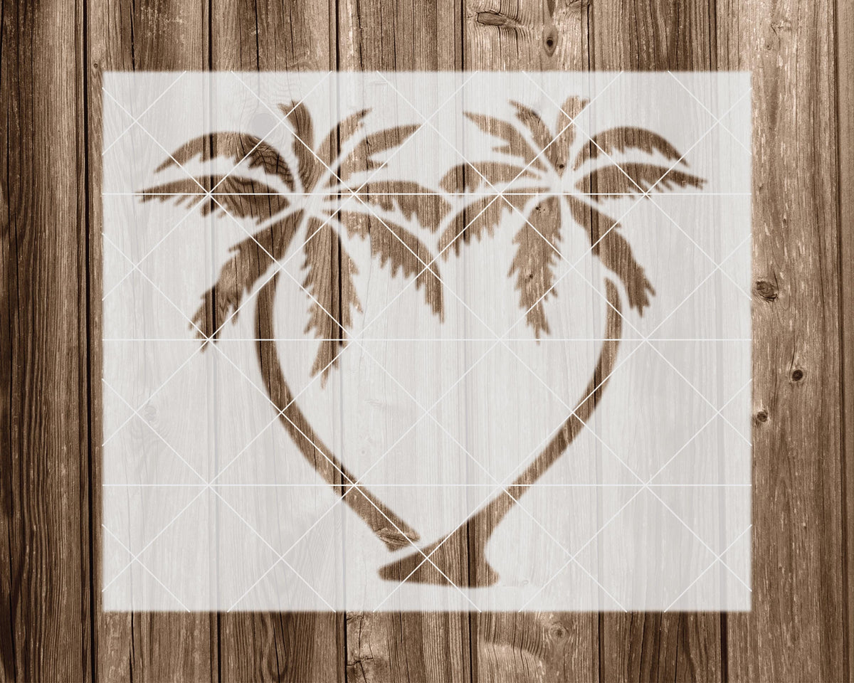 Palm Trees Stencil, Reusable Stencil For Painting And Crafts, 2386