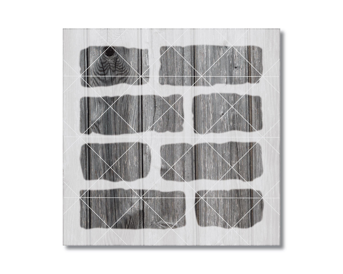 Bricks Stencil, Reusable Mylar for Painting and Crafts, 2385