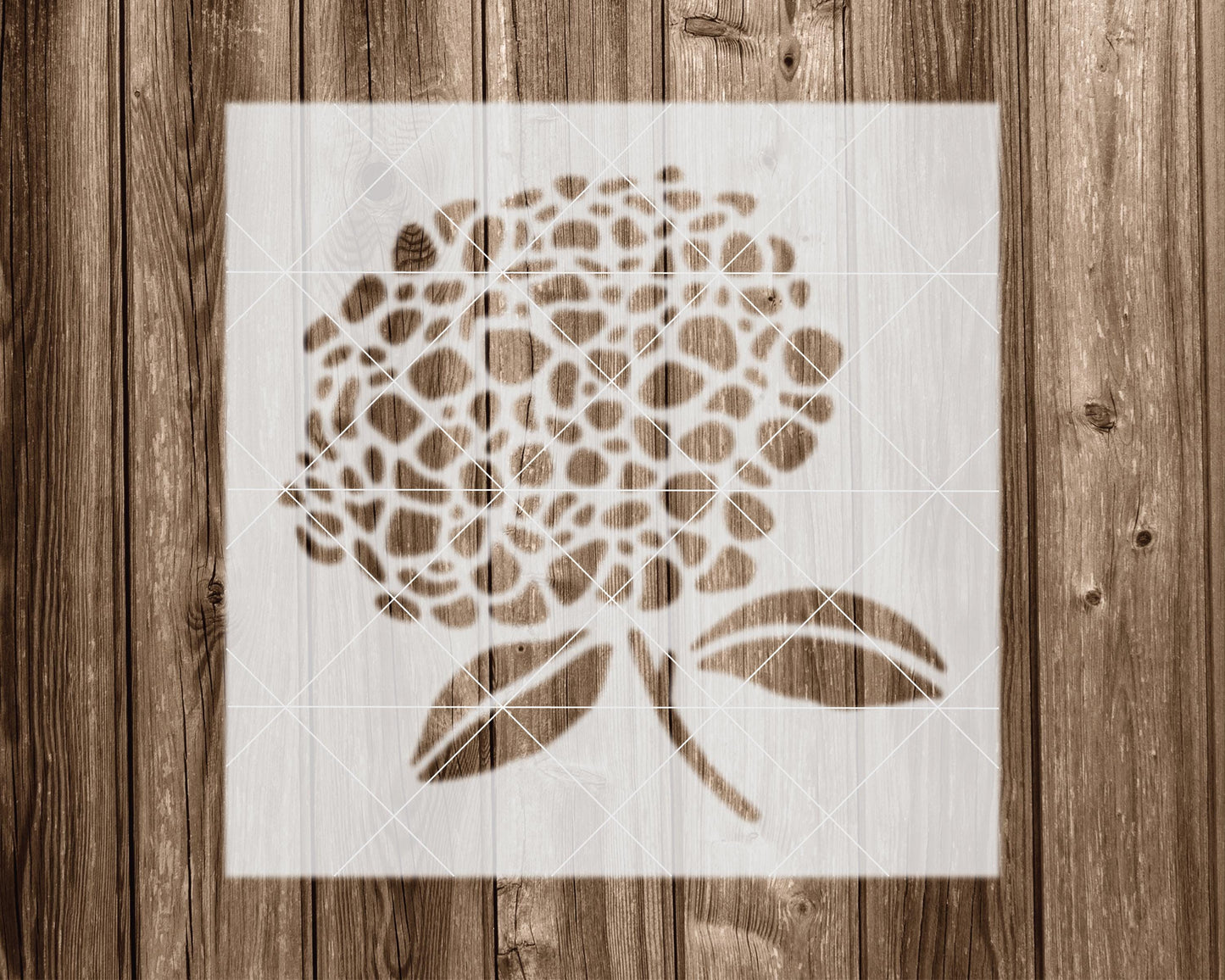 Hydrangea Flower Stencil, Reusable Stencil For Painting, 2319