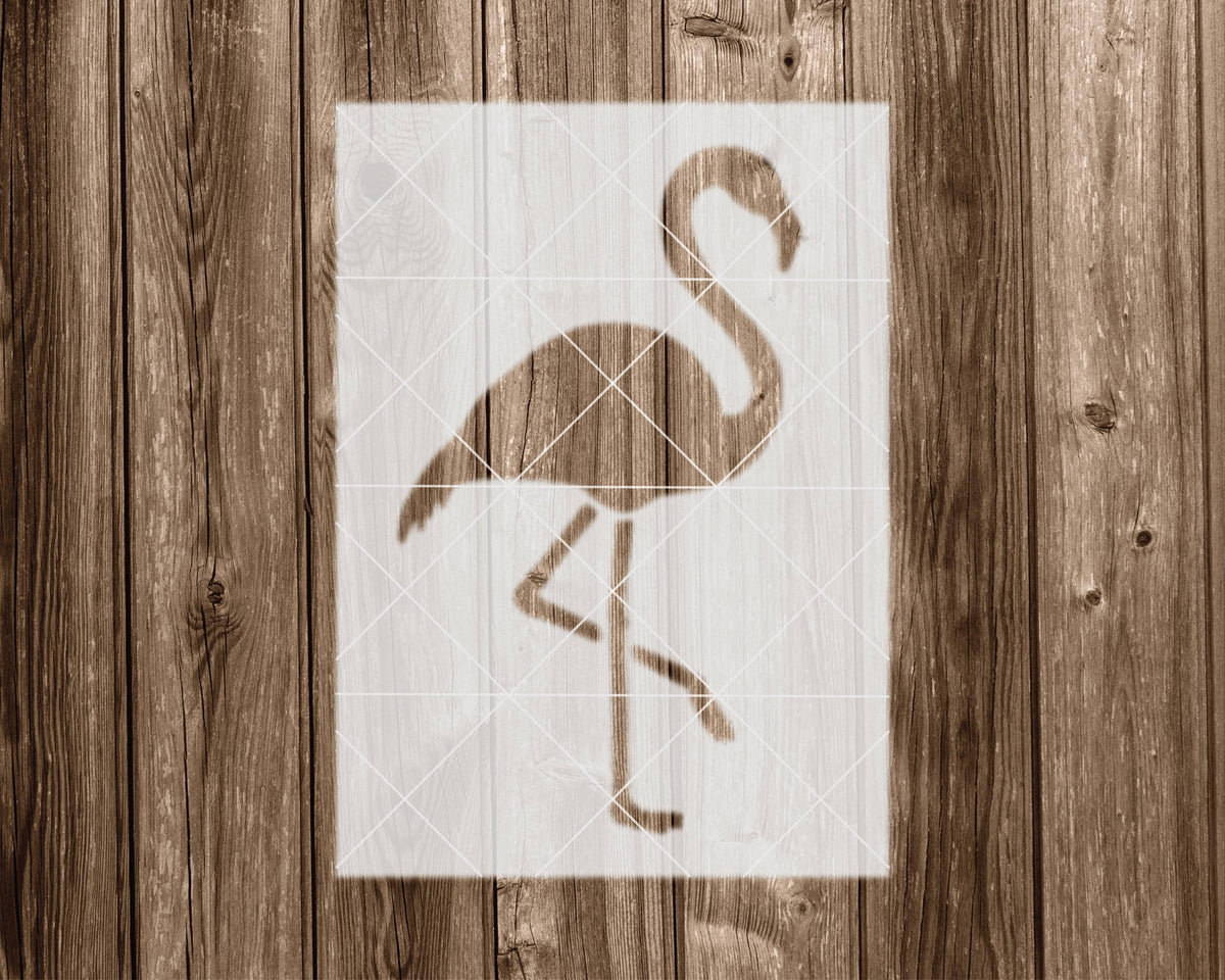 Flamingo Stencil, Reusable Stencil For Painting And Crafts, 2338