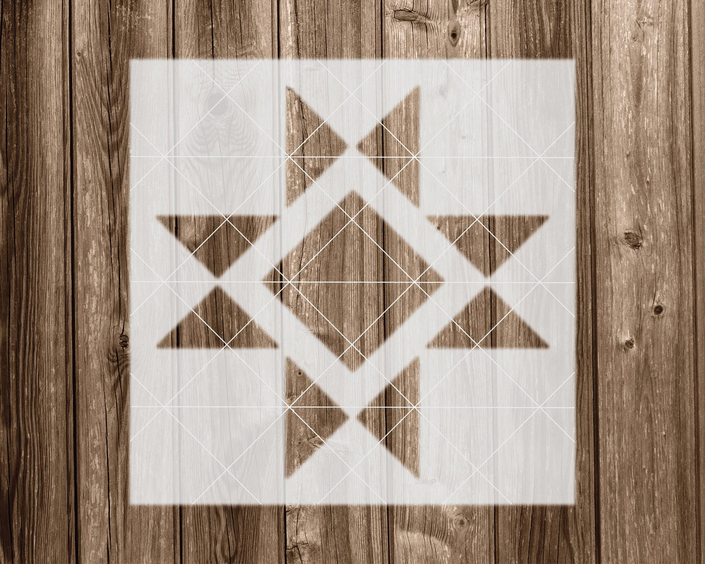 Barn Quilt Stencil, Reusable Stencil For Painting, 2059