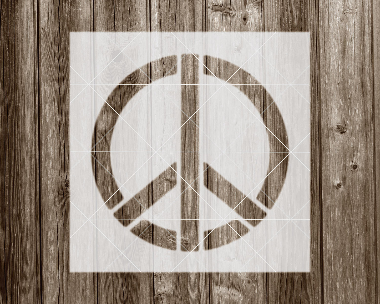 Peace Sign Stencil, Reusable Stencil For Painting, 2192