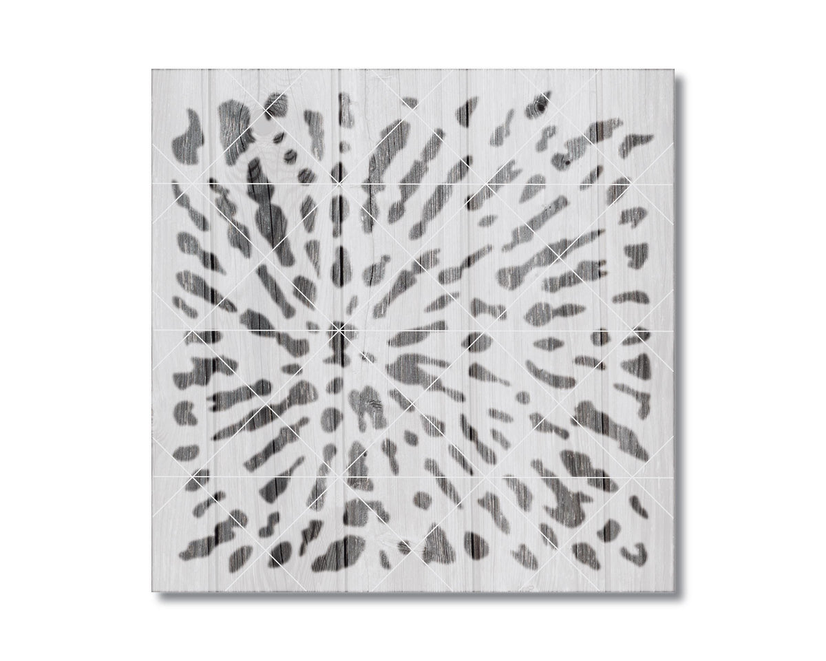 Tie Dye Stencil, Reusable Mylar Painting Template 2388