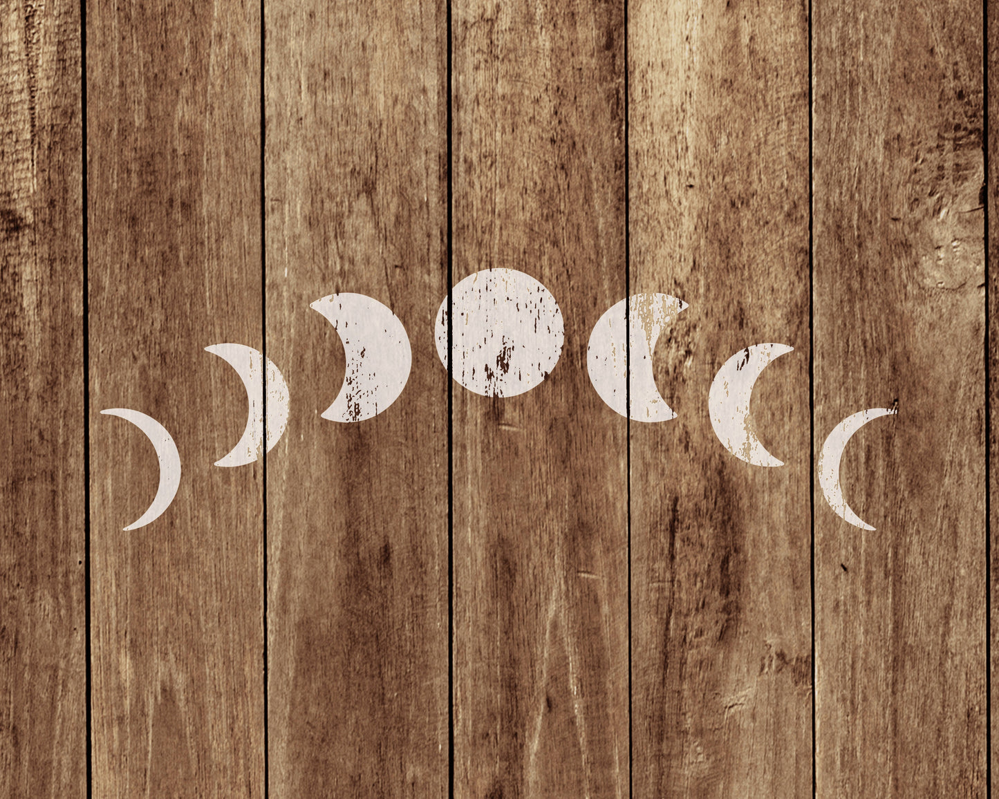 Moon Phase Stencil, Reusable Stencil For Painting And Crafts, 425