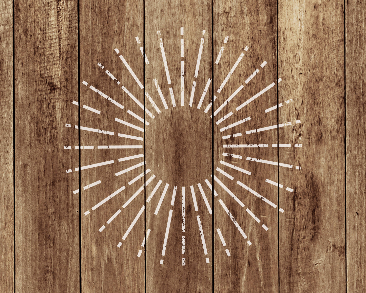 Sunburst Stencil, Reusable Stencil For Painting, 576