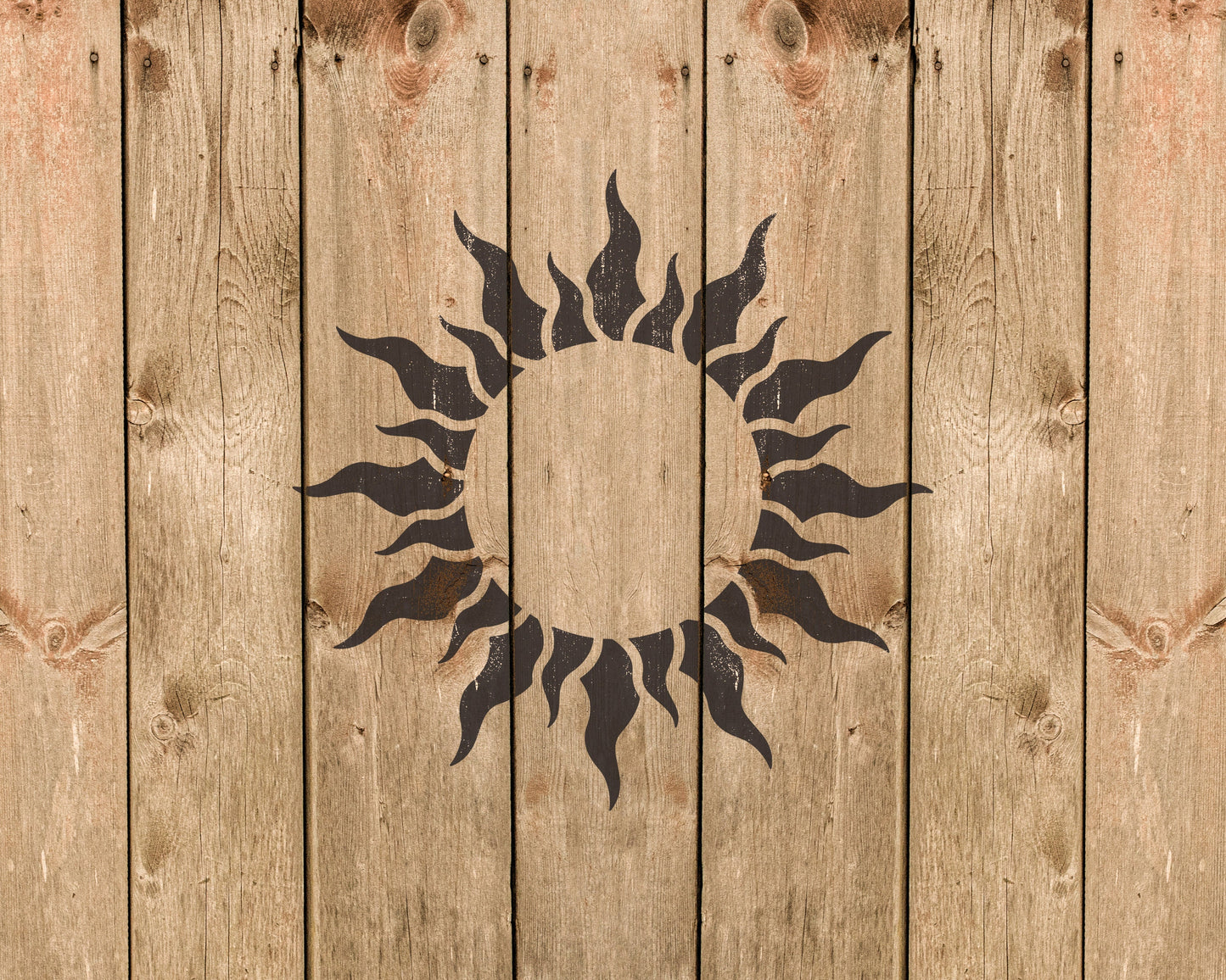 Sun Stencil, Reusable Stencil For Painting, 776