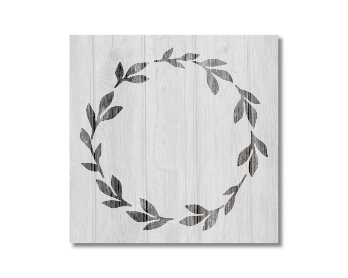 Wreath Stencil, Reusable Stencil For Painting And Crafts, 861