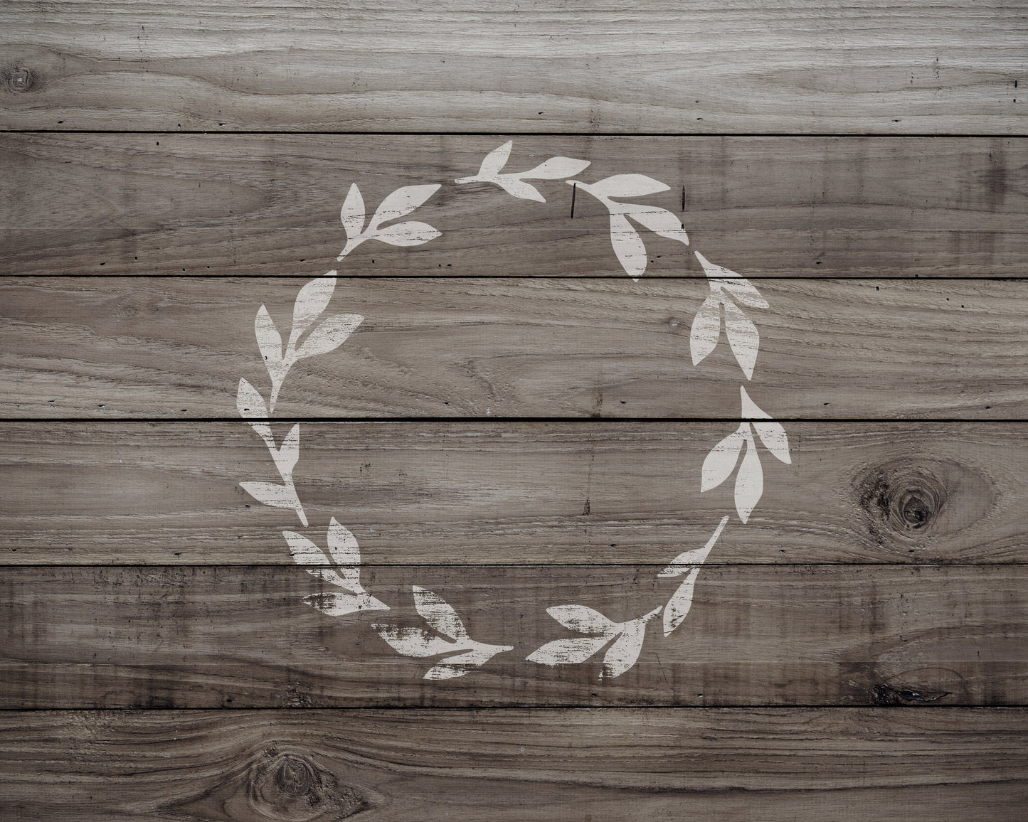 Wreath Stencil, Reusable Stencil For Painting And Crafts, 861