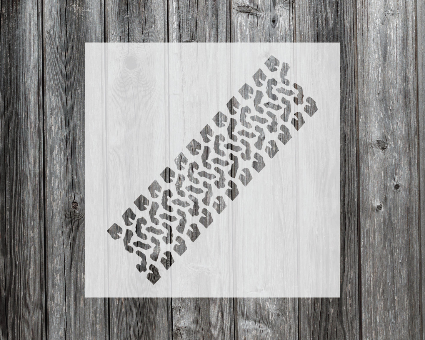 Tire Tracks Stencil, Reusable Stencil For Painting, 877