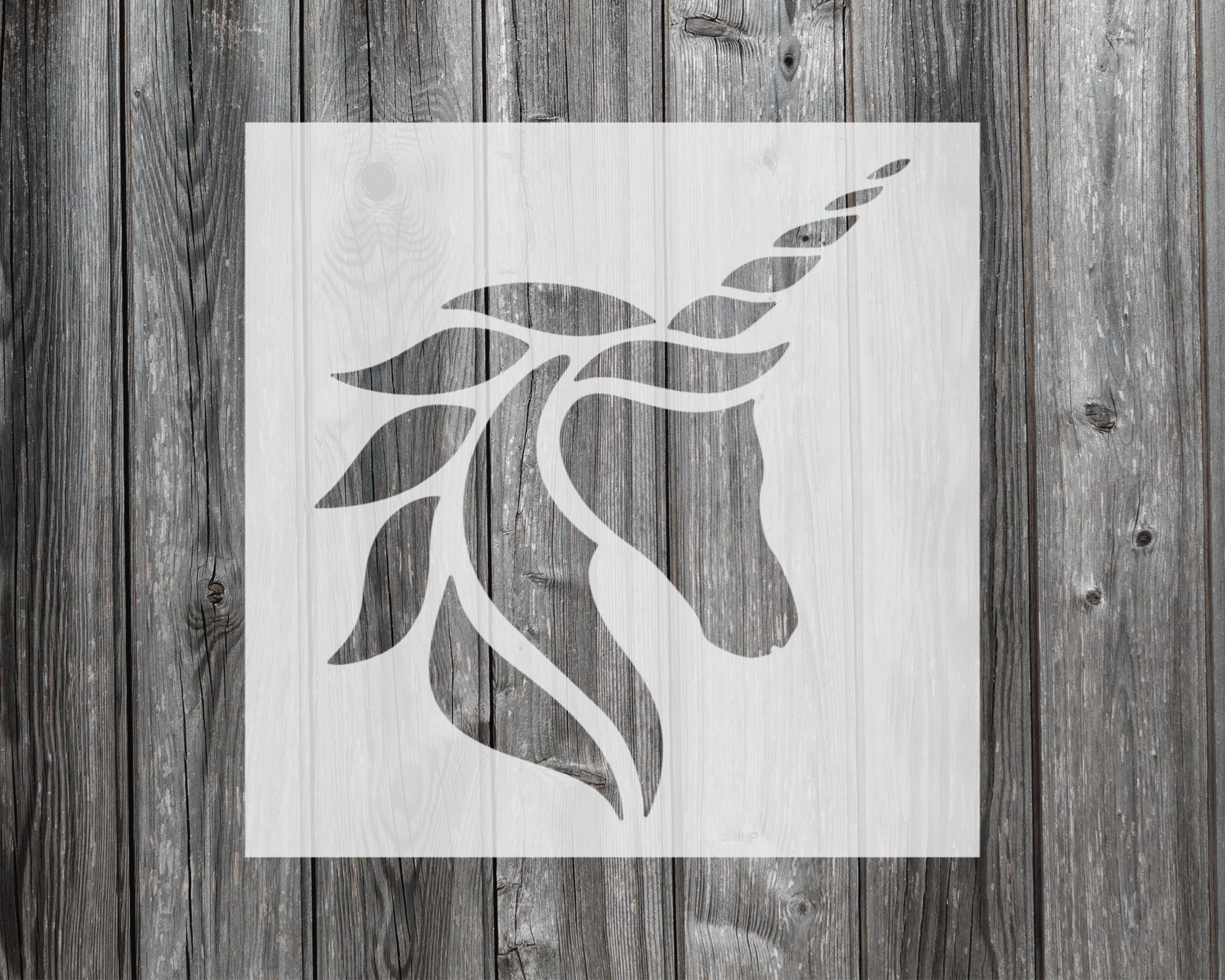 Unicorn Stencil Template Unicorn Stencil" 3D Models To Print Yeggi
