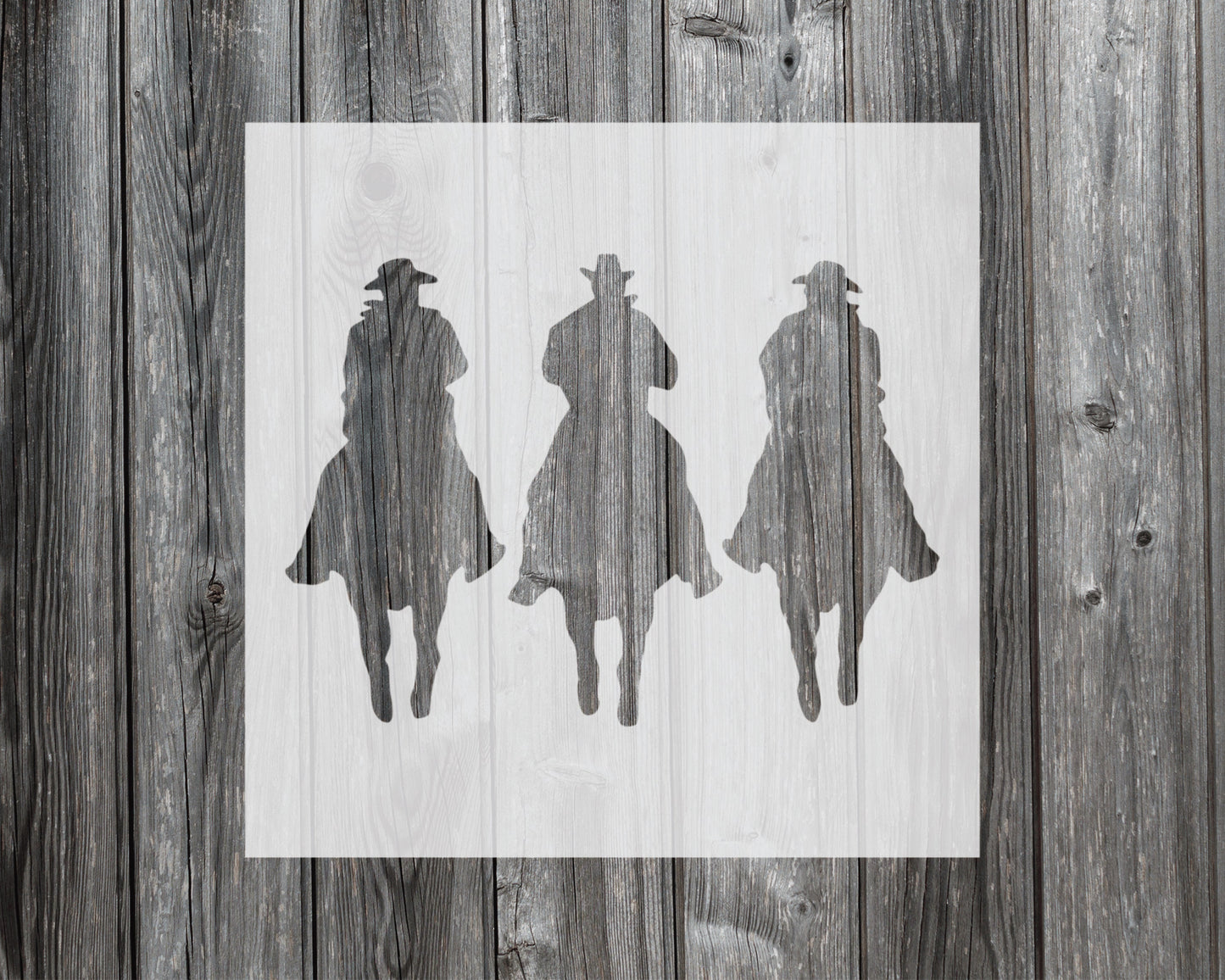 Cowboys Stencil, Reusable Stencil For Painting And Crafts, 884