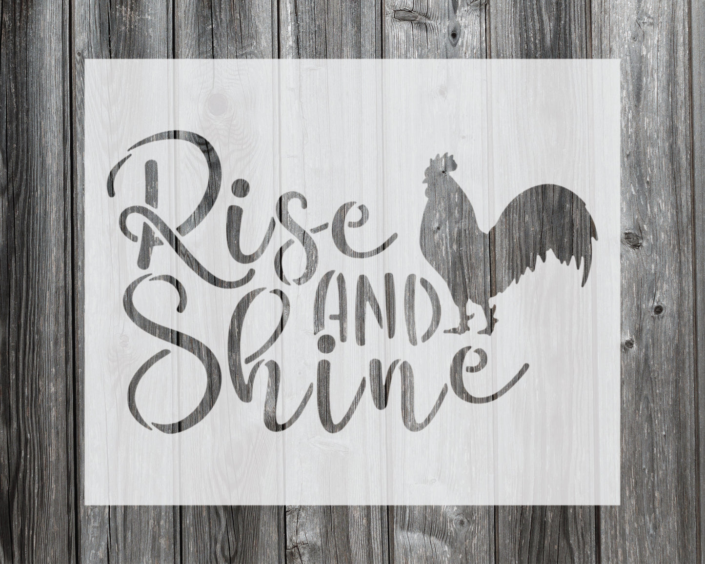 Rise and Shine Reusable Painting Stencil, Reusable Stencil For Painting, 943
