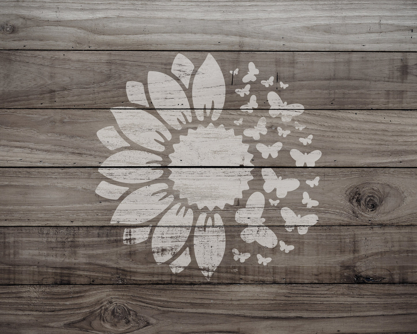 Sunflower Stencil, Reusable Stencil For Painting And Crafts, 959