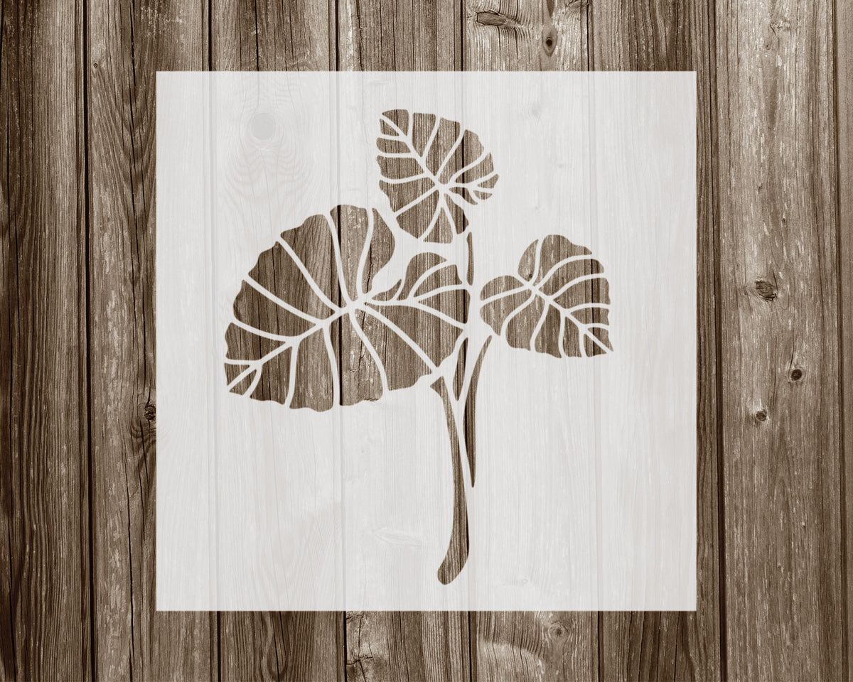 Tropical Leaves Stencil, Reusable Stencil For Painting And Crafts, 1039