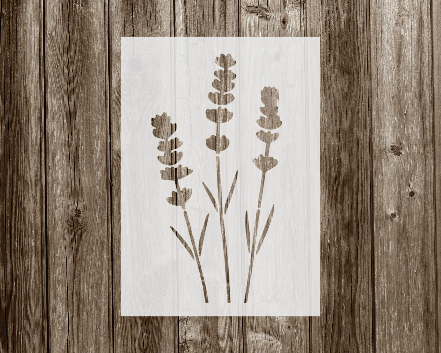 Lavender Stencil, Reusable Stencil For Painting And Crafts, 1050