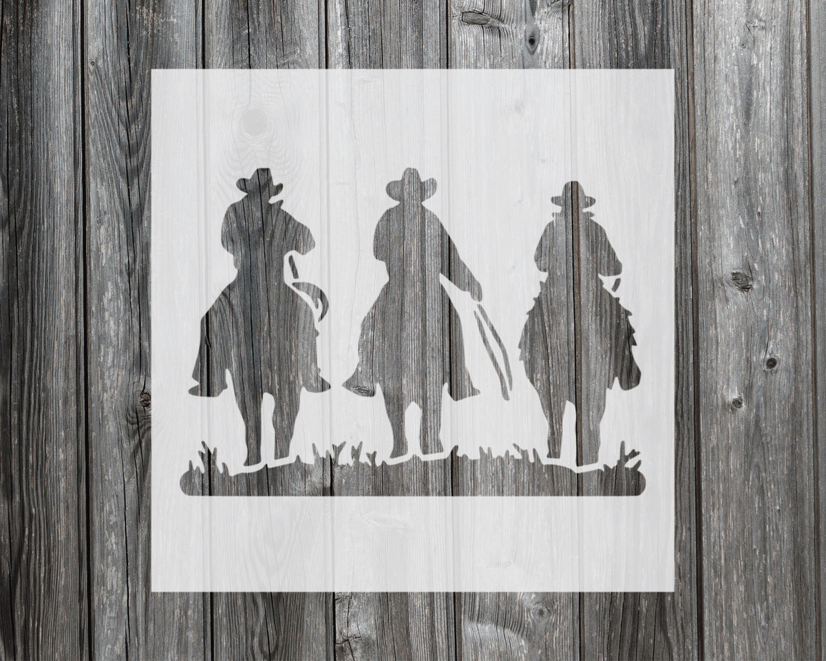 Cowboy Stencil, Reusable Stencil For Painting And Crafts, 733