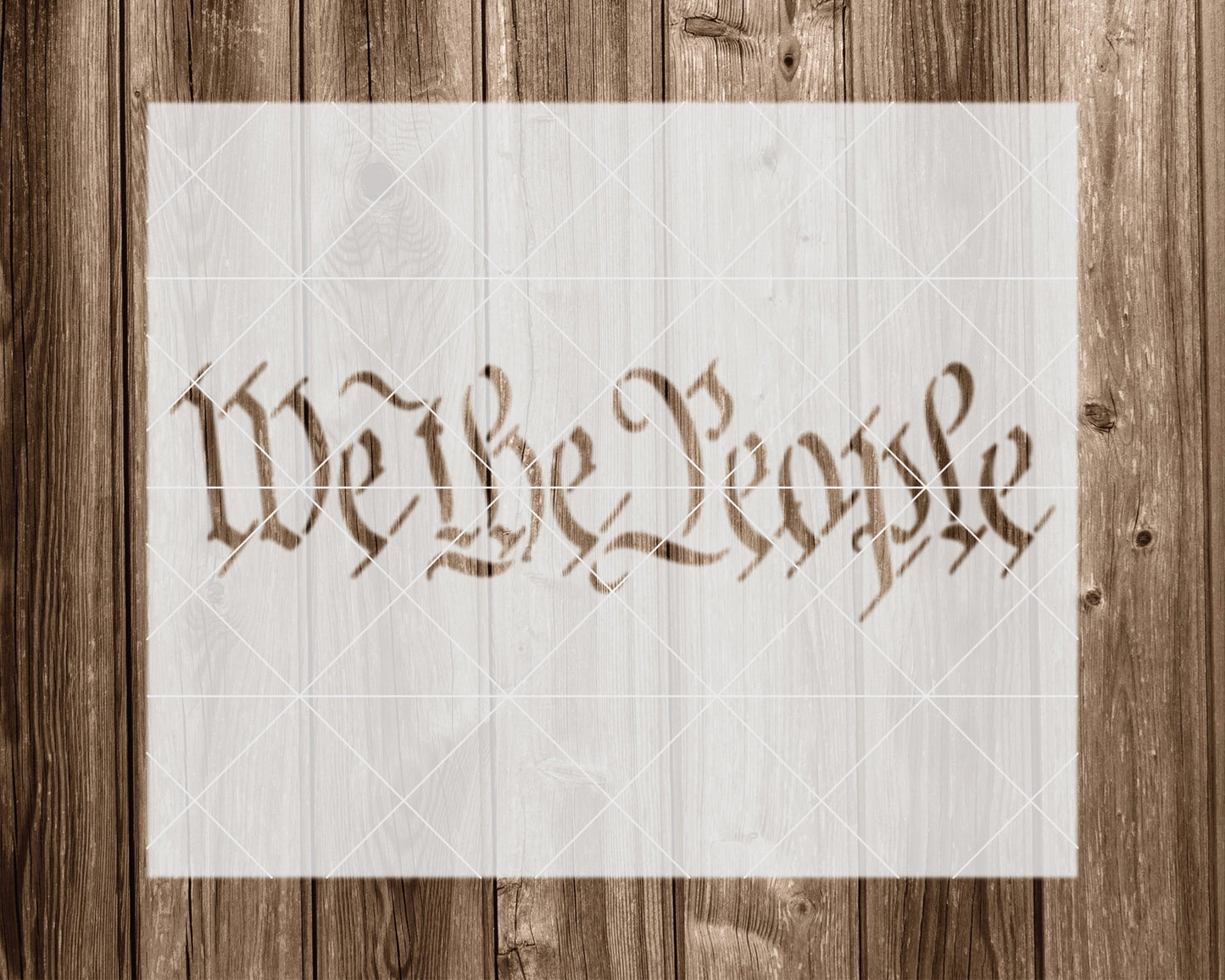 We The People Stencil, Reusable Stencil For Painting, 2241
