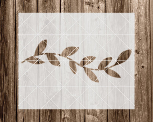 Leaf Border Stencil: Nature-Inspired Painting Tool 2387