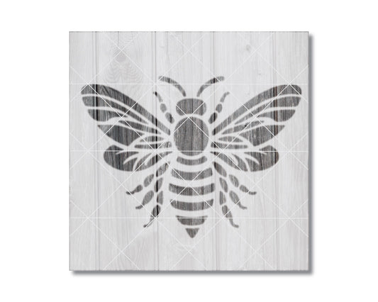 Bee Stencil - Reusable Mylar Stencil For Painting | Durable Eco Friendly Art Template