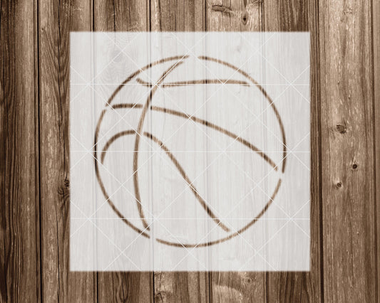 Basketball Stencil, Reusable Stencil For Painting, 2115