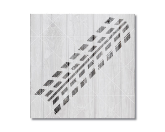 Tire Tracks Stencil, Reusable Stencil For Painting, 2389