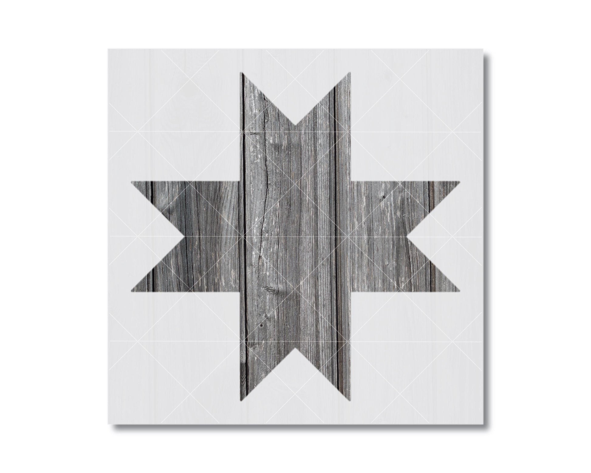 a wooden texture with a star-like pattern, creating a visually striking design.
