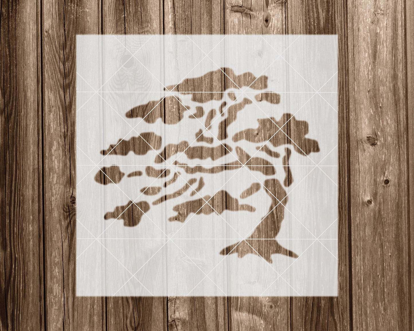 Bonsai Tree Stencil, Reusable Stencil For Painting, 2215