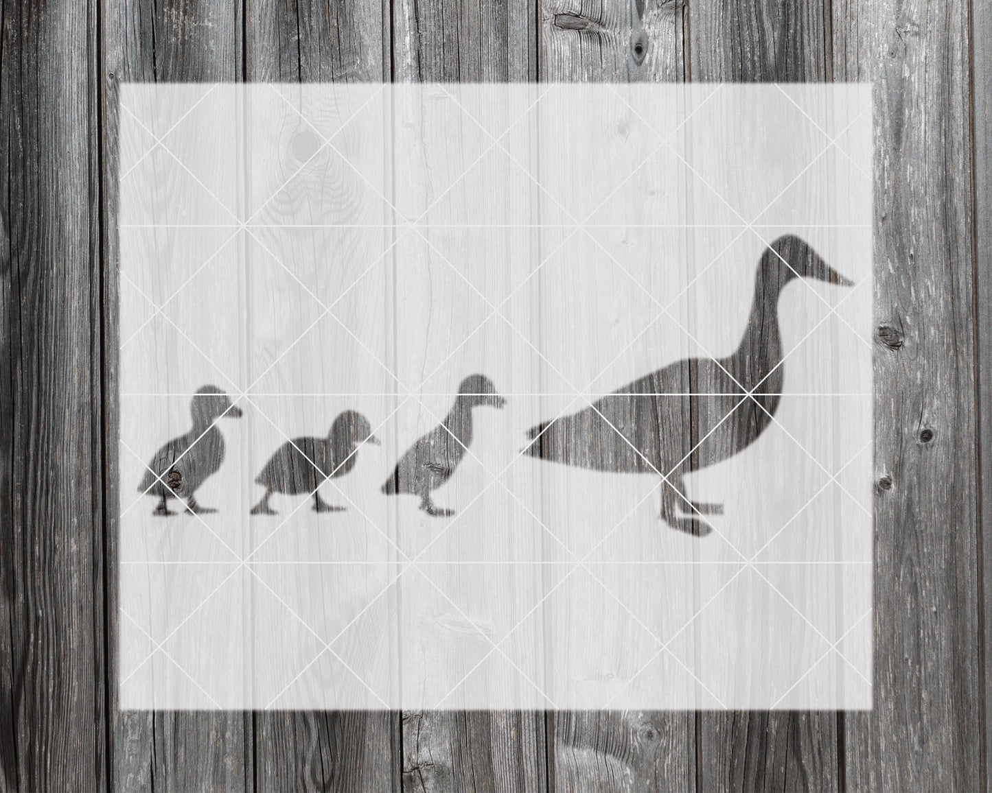 Ducks Stencil, Reusable Stencil For Painting, 2416