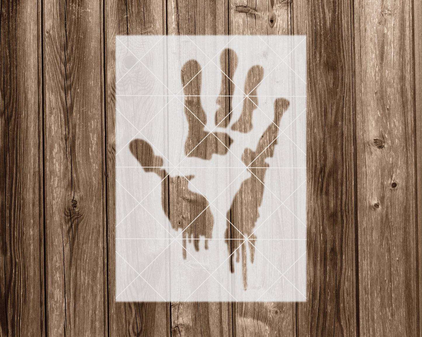 Reusable Mylar Stencil - Durable Hand Dripping Design Crafting Paint Template 2402