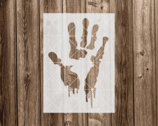 Reusable Mylar Stencil - Durable Hand Dripping Design Crafting Paint Template 2402