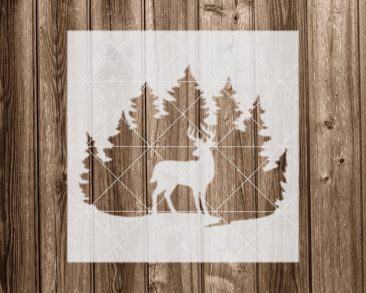 Deer Stencil, Reusable Stencil For Painting, 2276