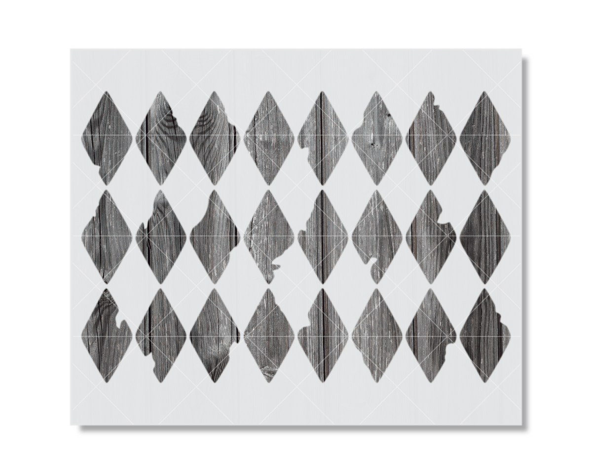 The image is a collage of various diamond-shaped patterns, each with a unique texture and design. The patterns are arranged in a grid-like pattern, creating a visually striking and intricate composition.