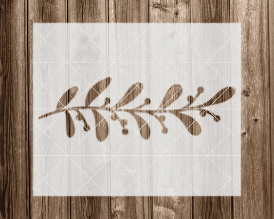 Leaf Border Stencil, Reusable Stencil For Painting, 2383