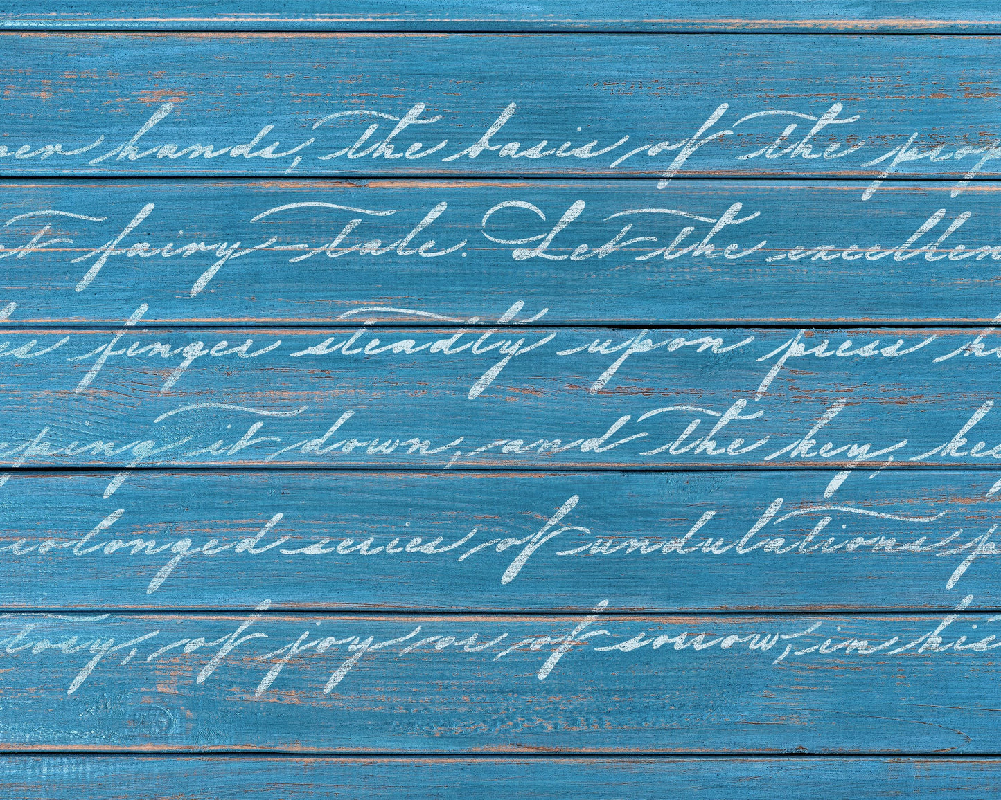 Vintage Handwriting Stencil - Reusable Painting Template 2421
