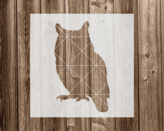 Owl Stencil, Reusable Stencil For Painting, 2165