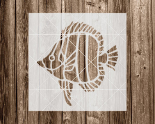Fish Stencil, Reusable Stencil For Painting, 2148