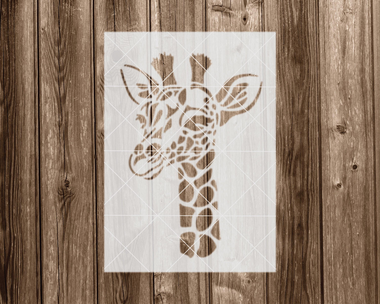 Giraffe Stencil, Reusable Stencil For Painting, 2131