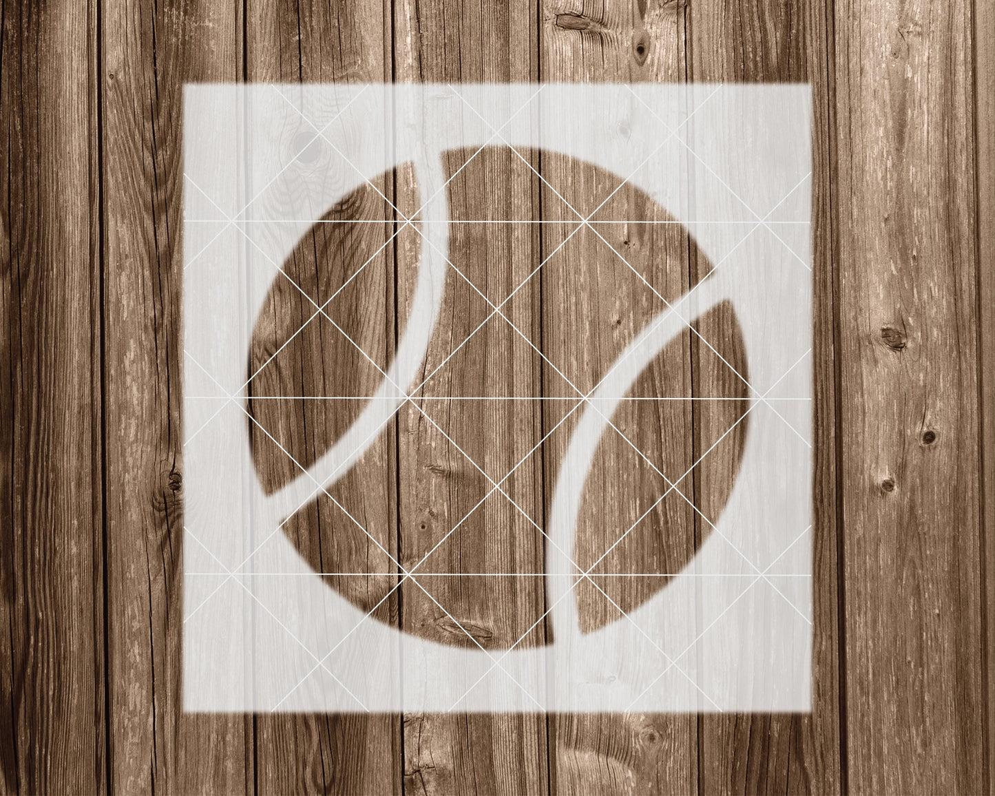 Tennis Ball Stencil, Reusable Stencil For Painting, 2147