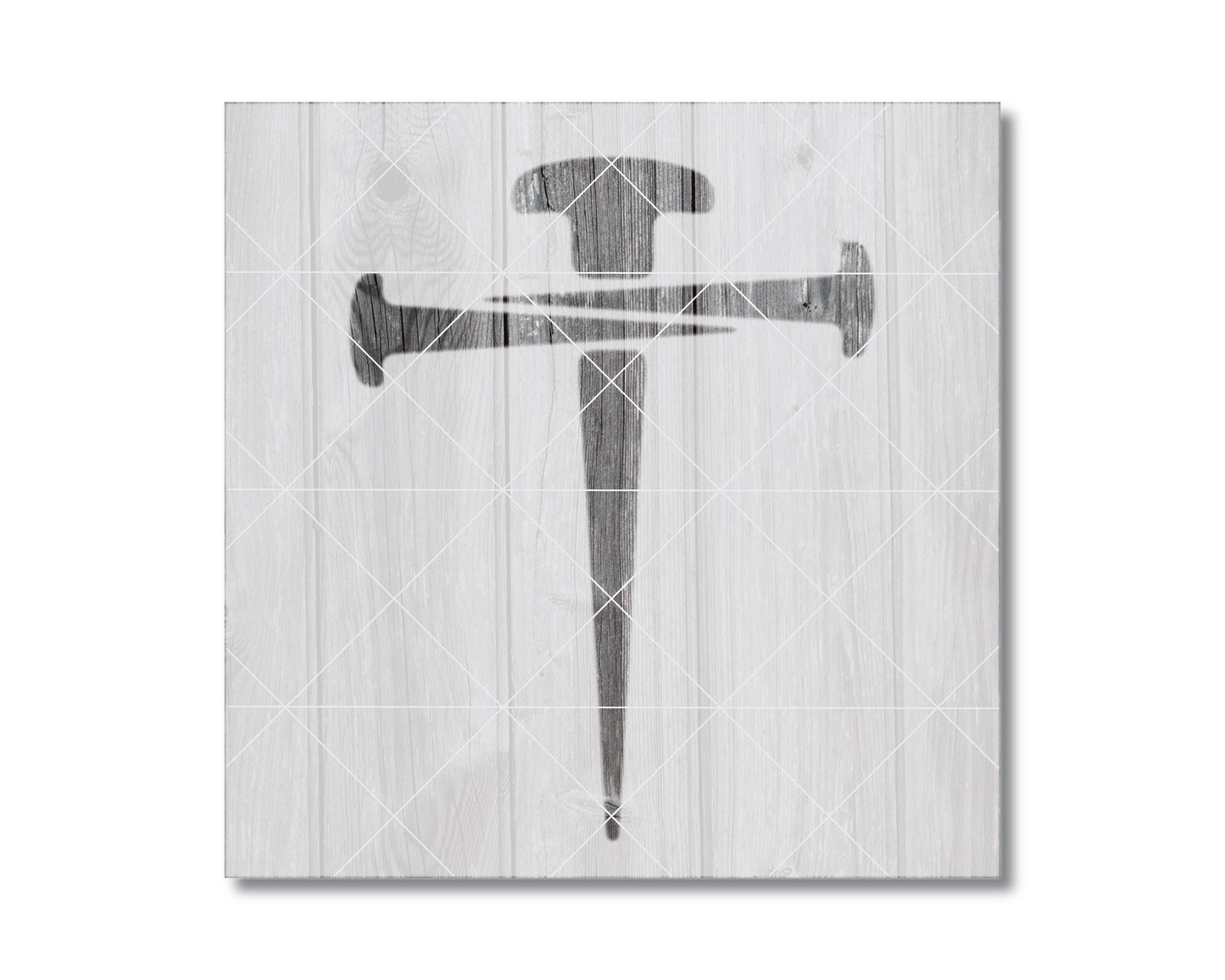 Nail Cross Stencil, Reusable Mylar for Painting and Crafts, 2364