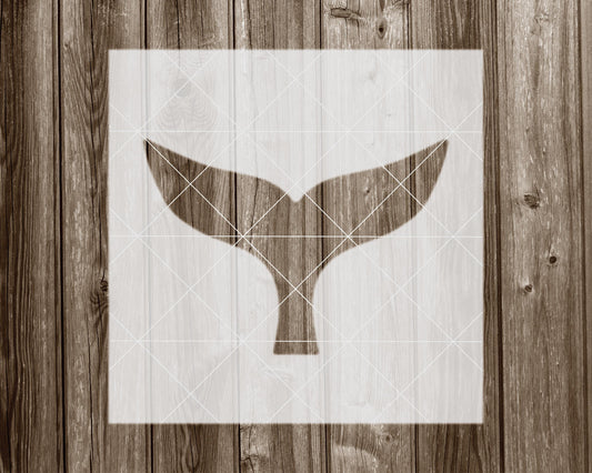 Whale Tail Stencil, Reusable Stencil For Painting, 2188